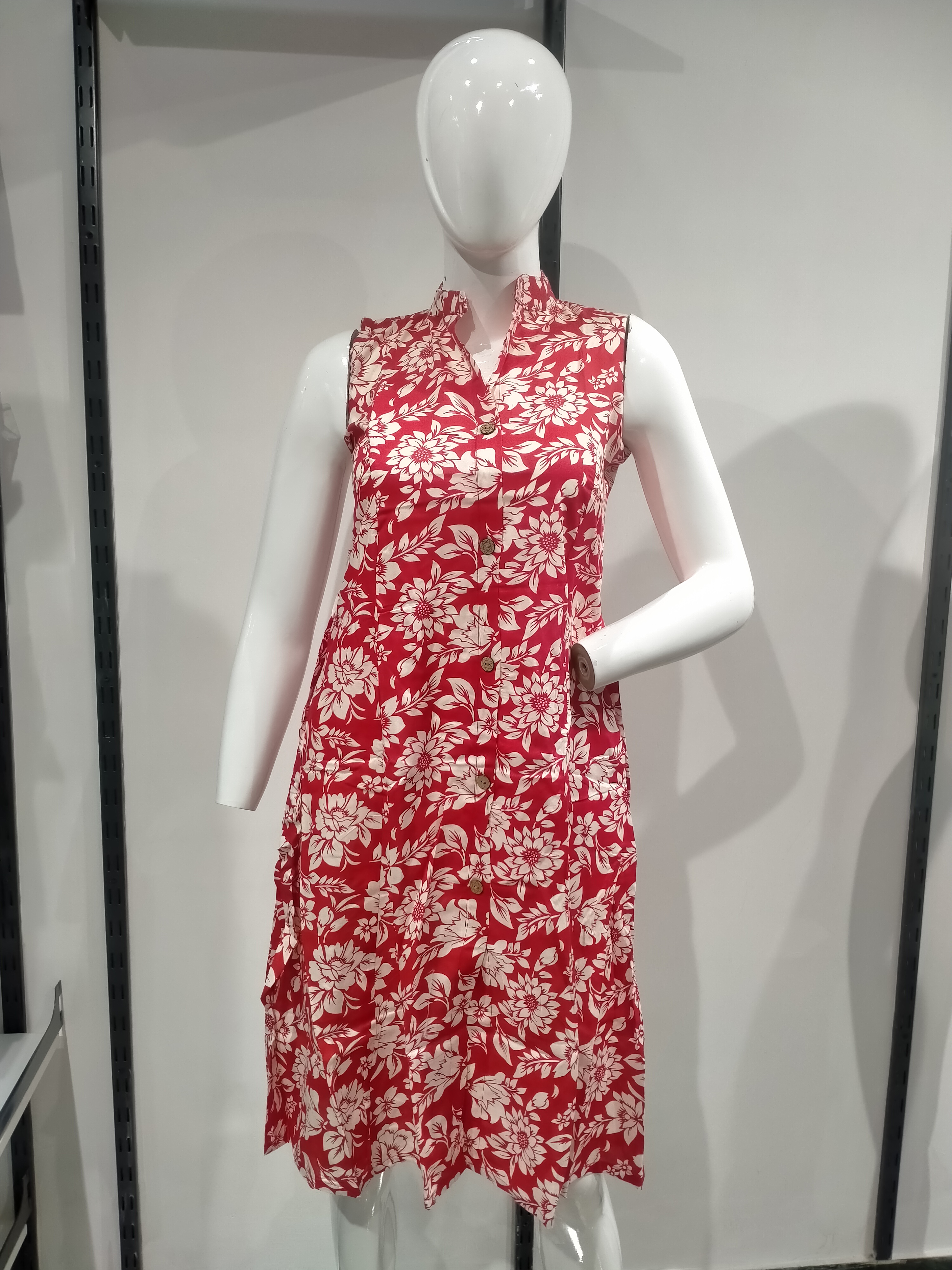 Scarlet Flora Kurtas (A-Line)