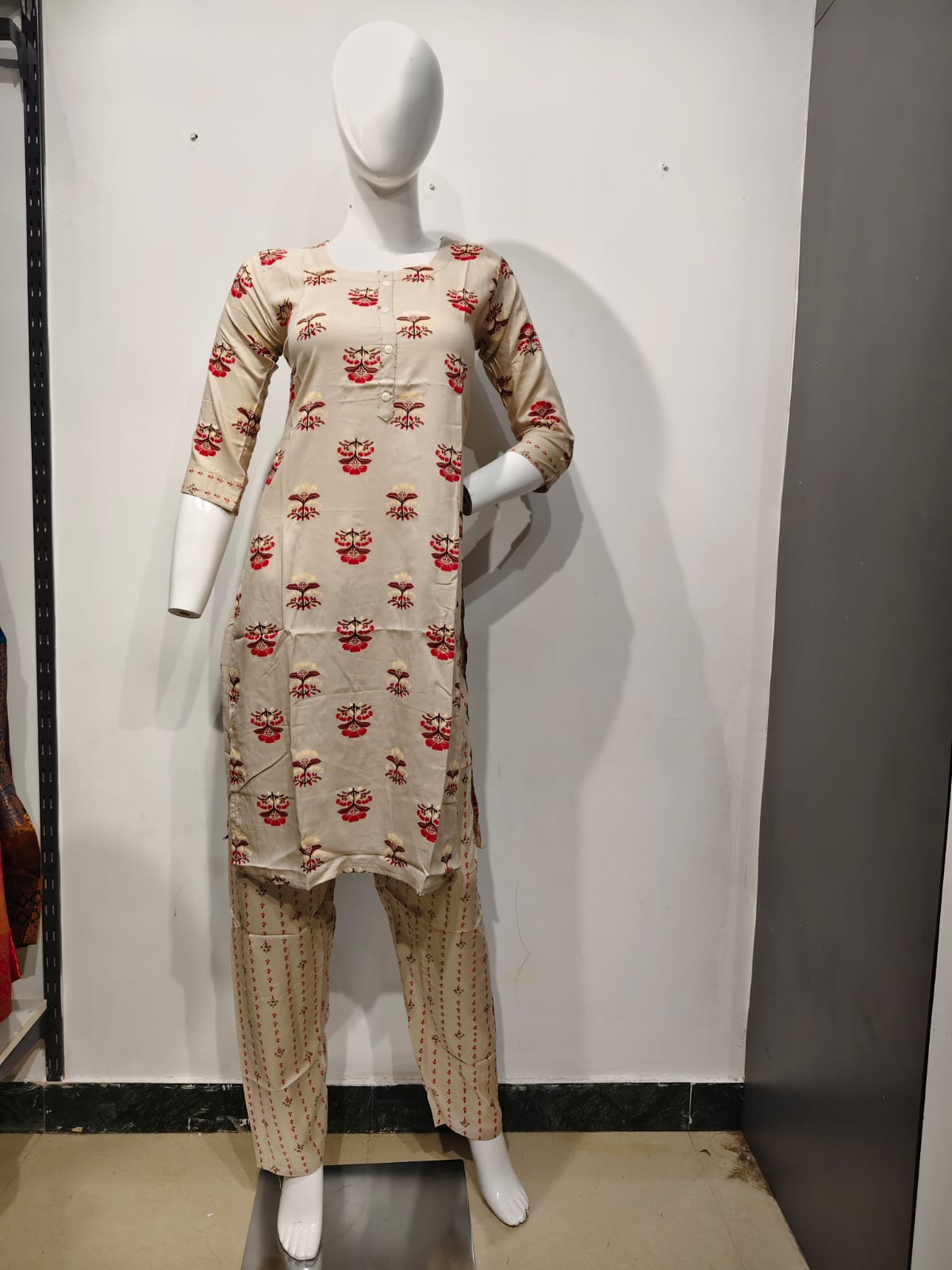 Floral Print Straight Co-Ord Set