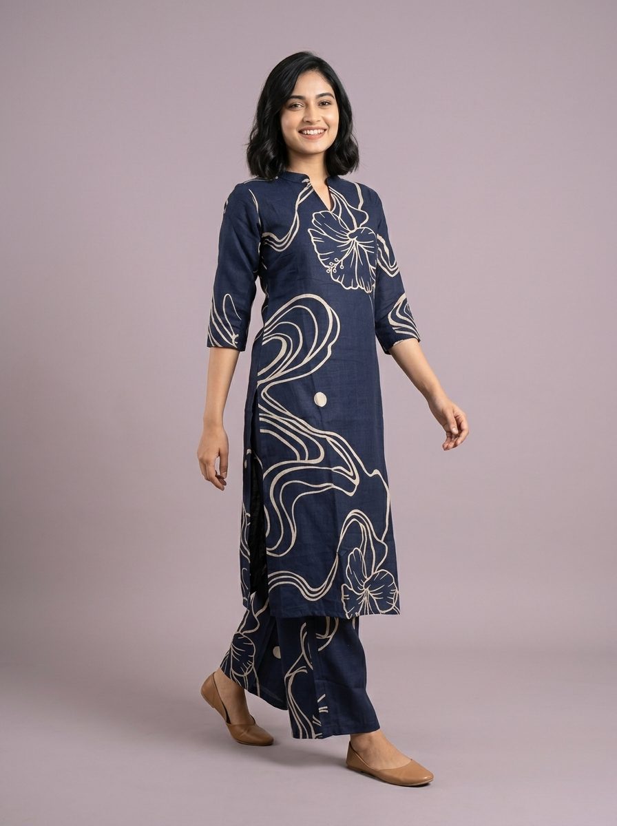 Ruby Swirl Tunic Co-Ord Set