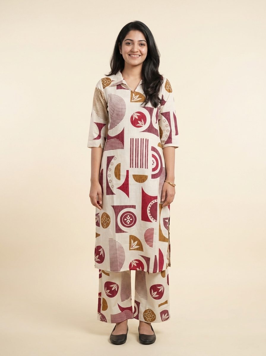 Abstract Art Deco Co-Ord Set