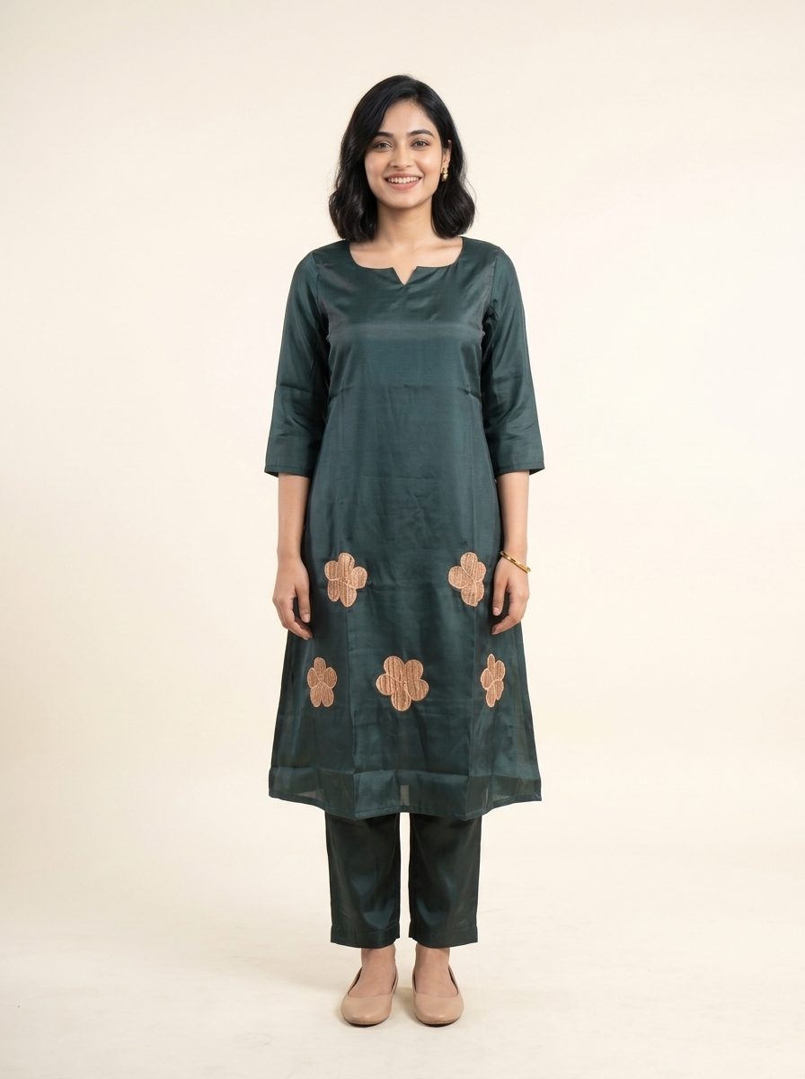 Aarohi Premium Green Kurta Set