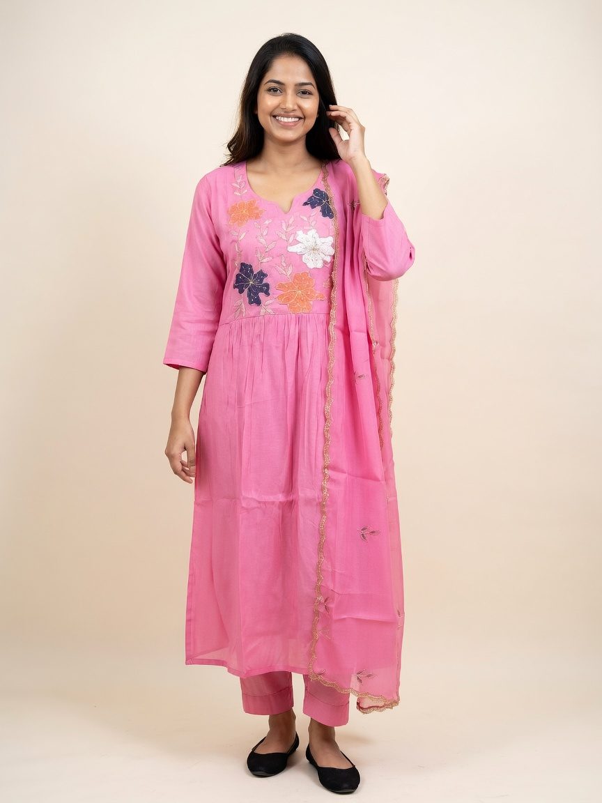 Aarohi Jewel Bloom Floral Kurta