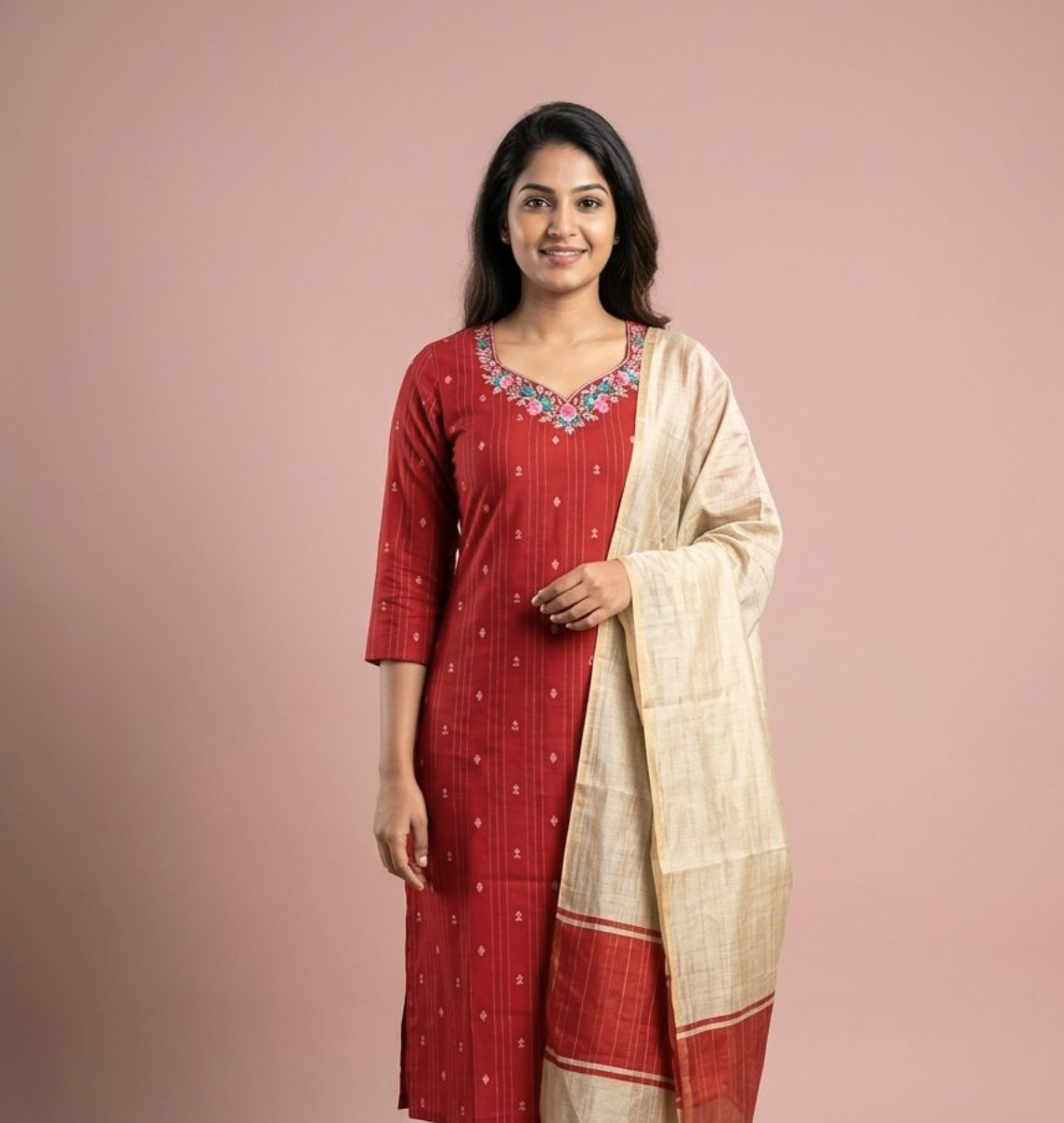 Aarohi Bloom Ethic Kurta
