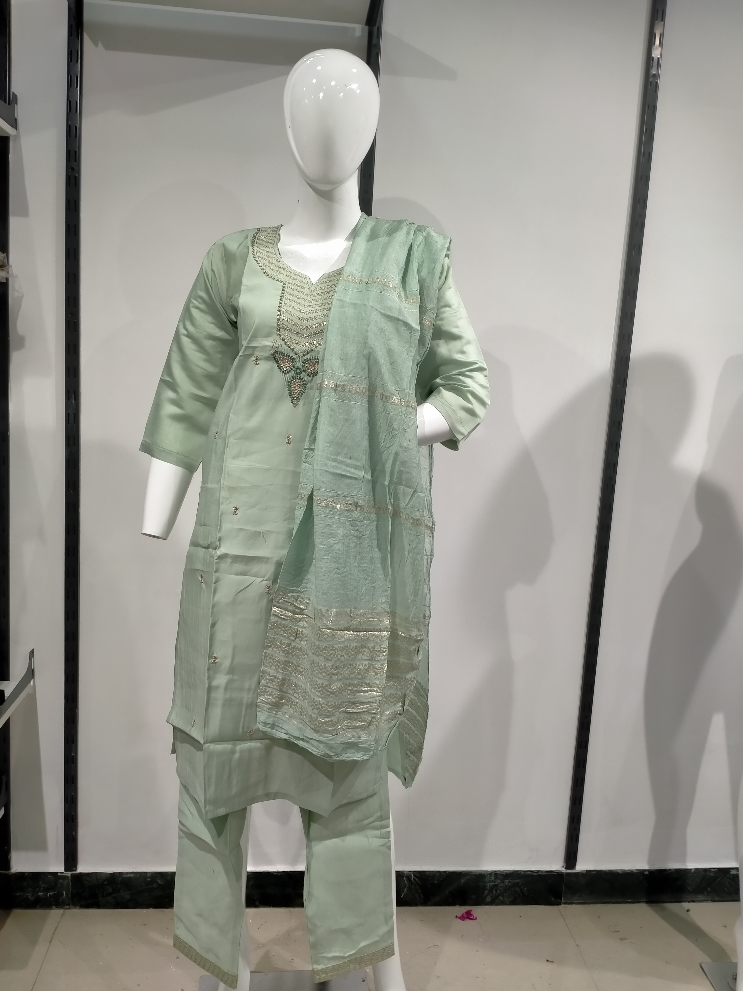 Mint Araa Kurti Set