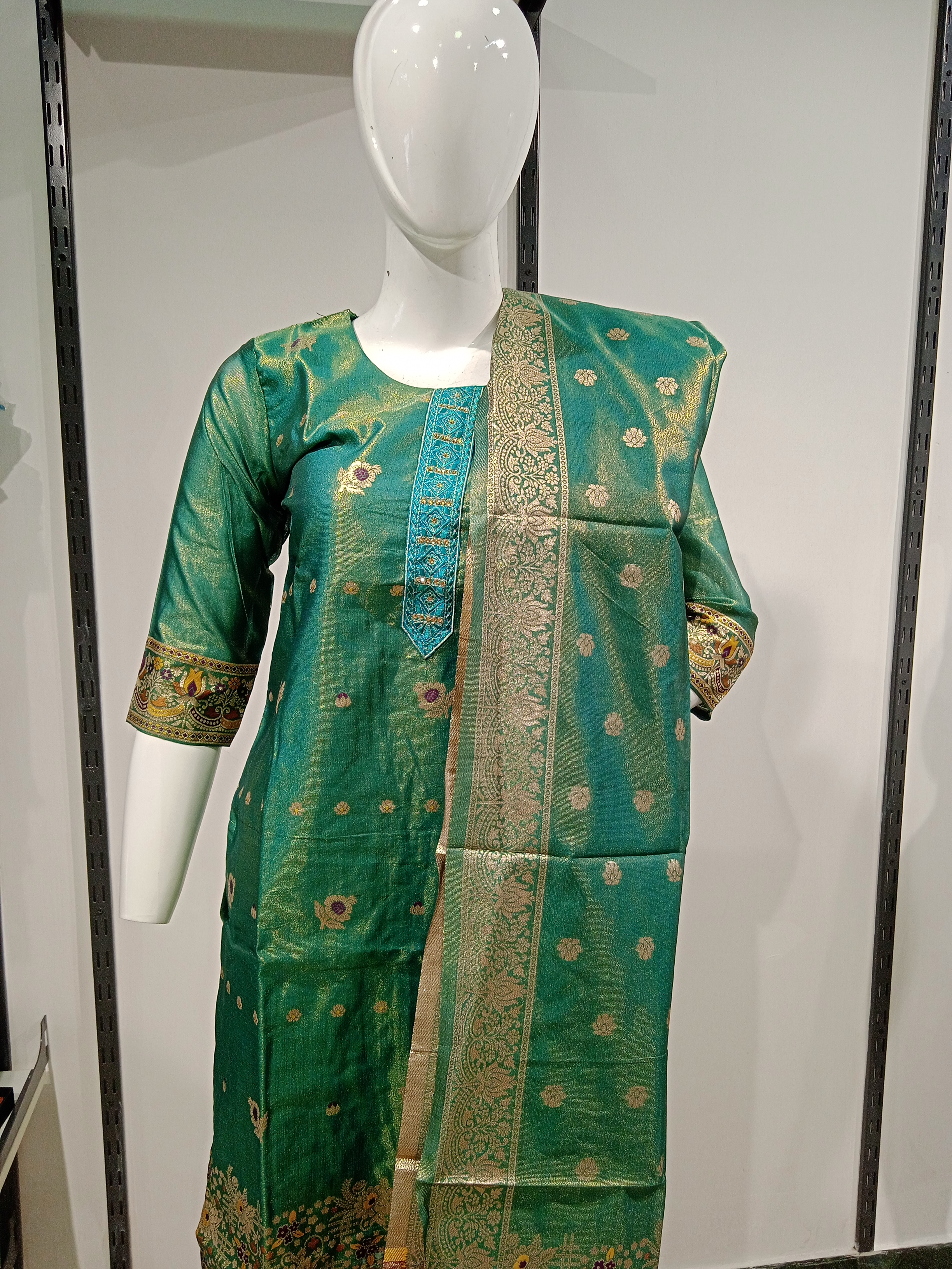 Emerald Elegance Kurti
