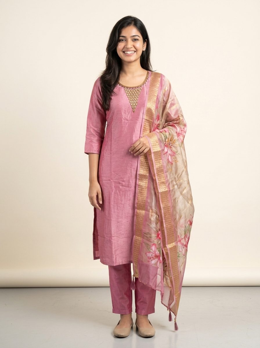 Pink 3 Pcs Set
