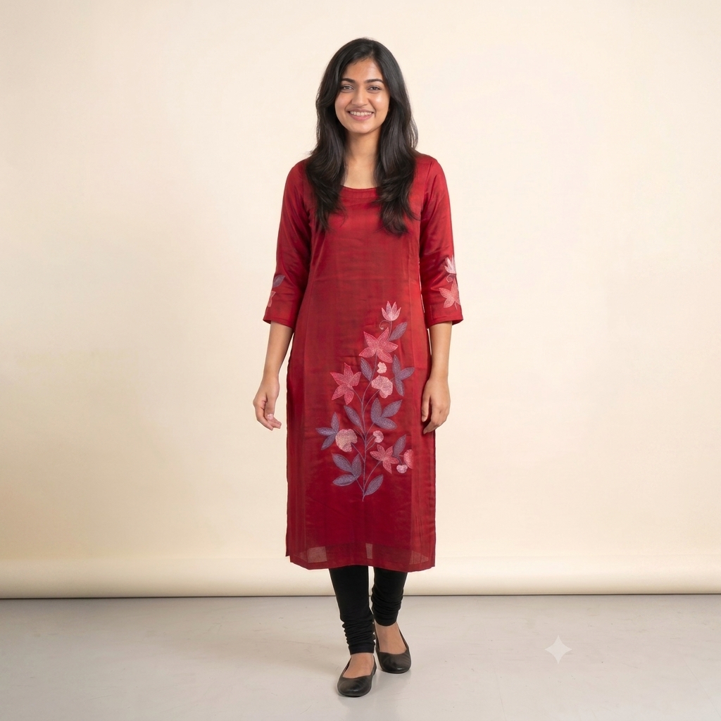 Aarohi Embroidered Floral Kurtas