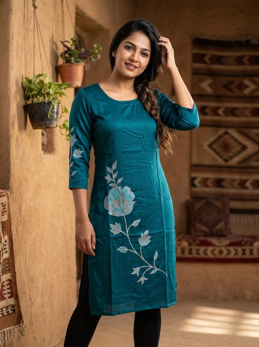Aarohi Embroidered Premium Kurtas