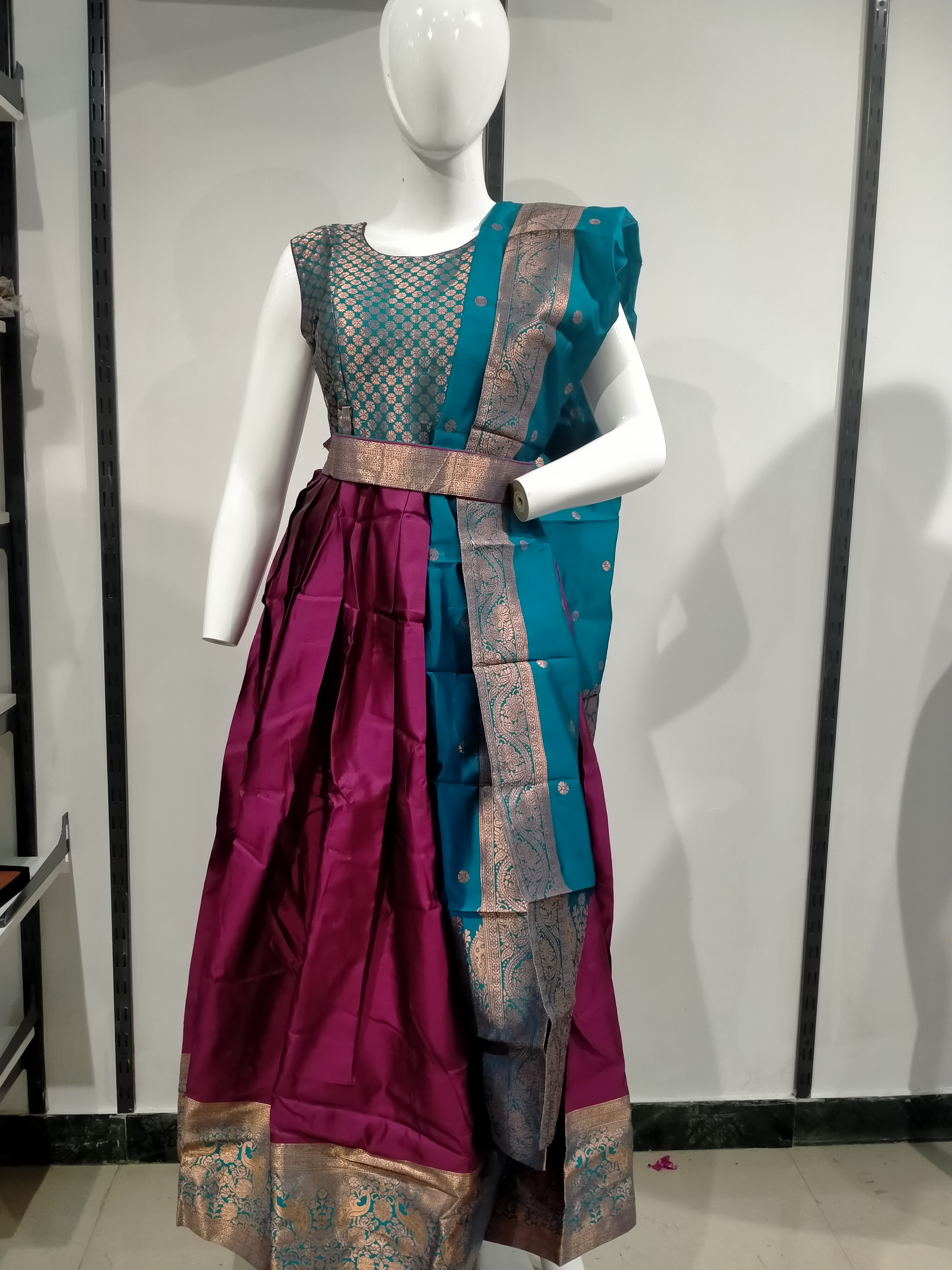 Blue Royal -Anarkali (A-Line)