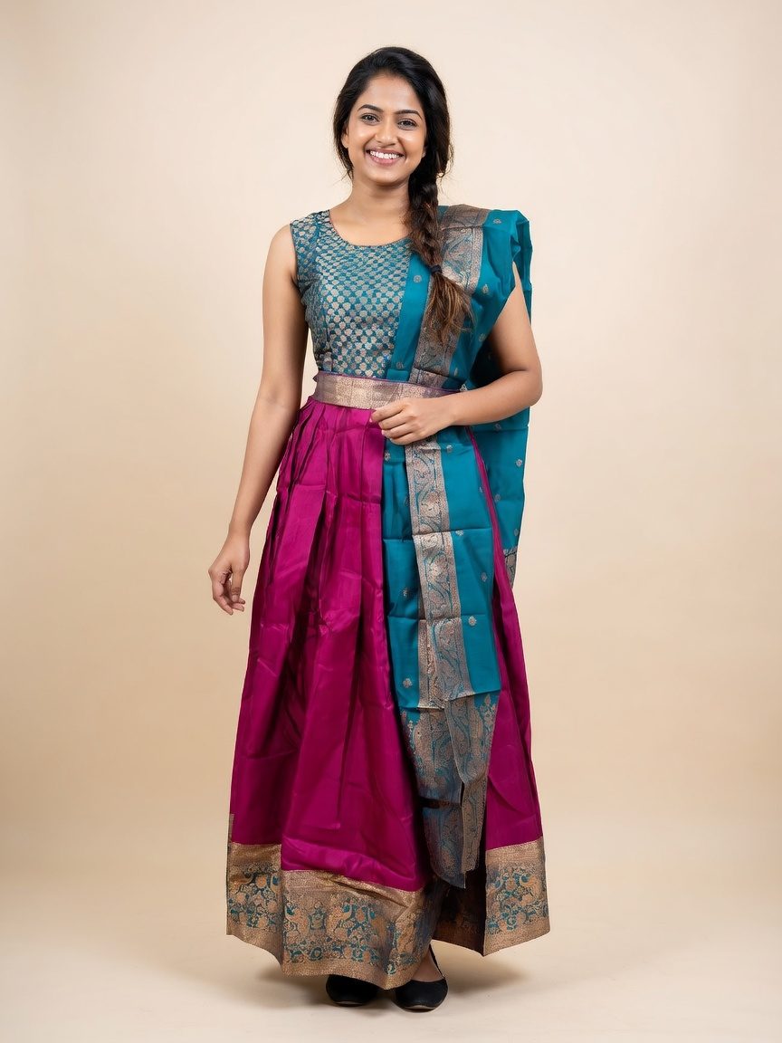 Blue Royal -Anarkali (A-Line)
