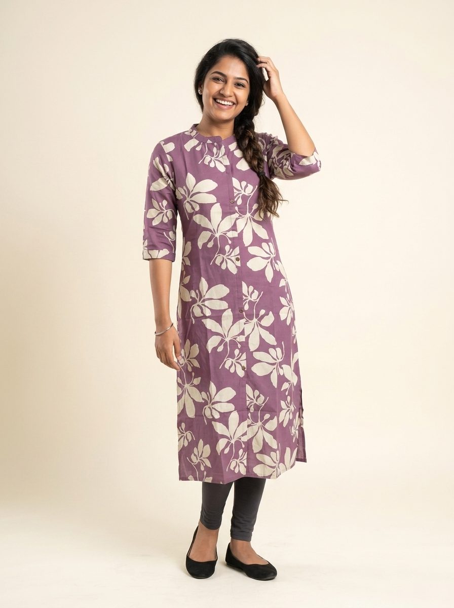 Aagean Leaf Kurta (A-Line)