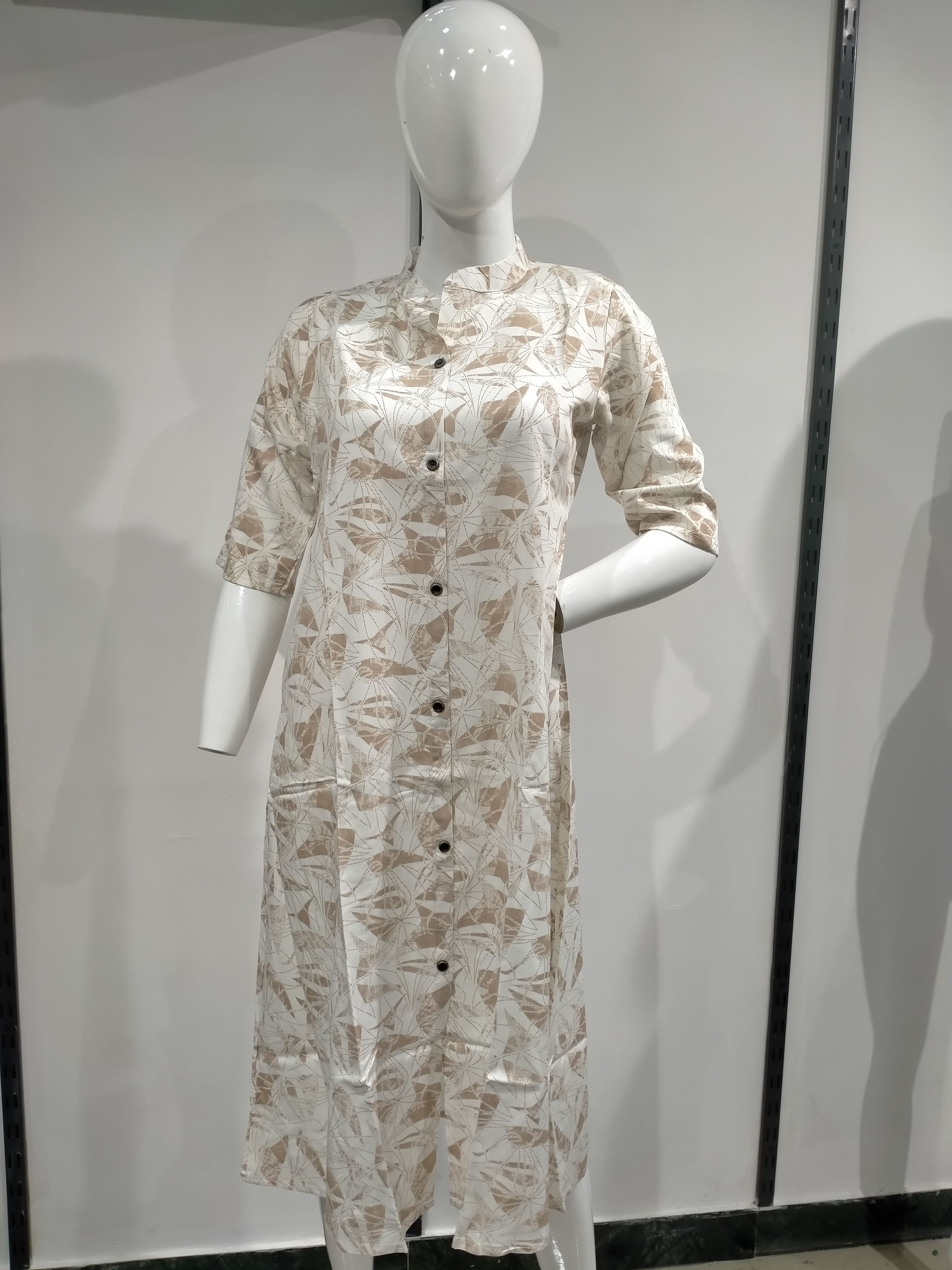 Desert Bloom Kurta (A-Line)