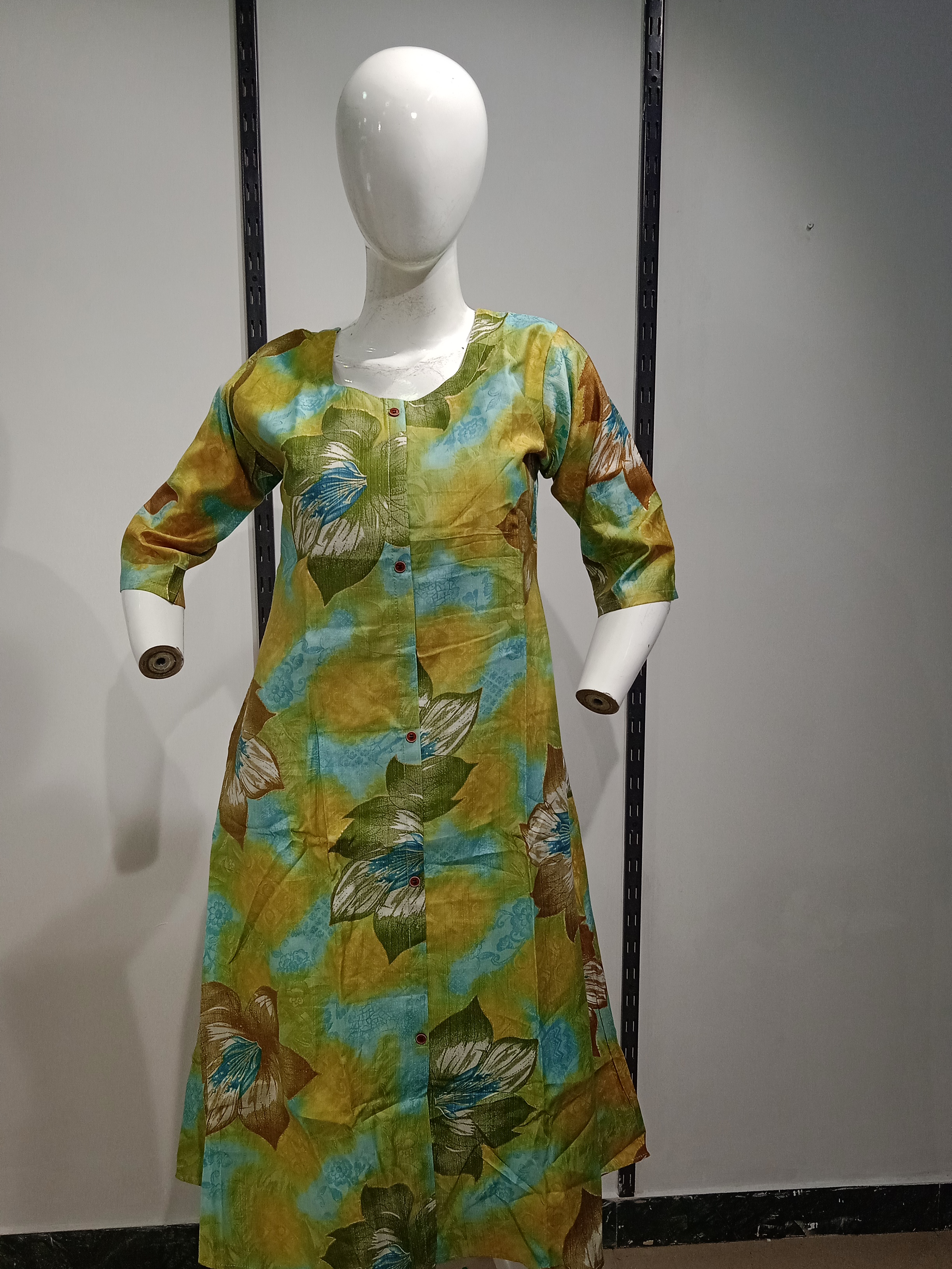 Lime Moss Kurti