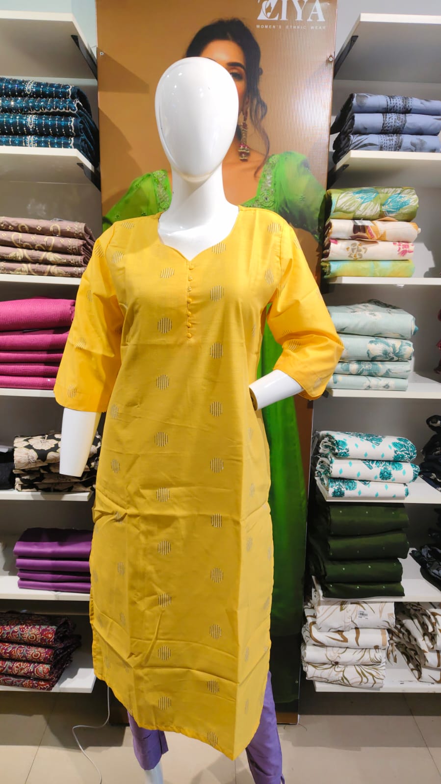 Contrast Print Kurtis 36